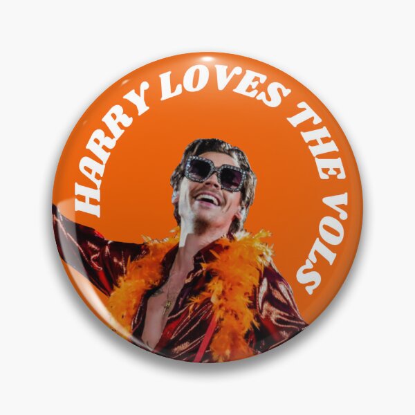 harry loves the vols button Pin