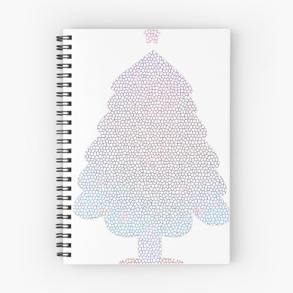 Item preview, White Christmas Tree Decorated Stained Glass designed and sold by merchhost.
