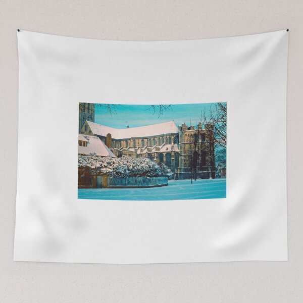 Item preview, Canterbury Cathedral in Snow, early 1961 designed and sold by Priscilla Turner.