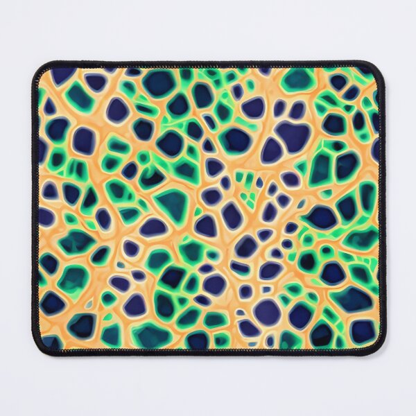 Item preview, Green yellow microscopic pattern designed and sold by hendrikspix.