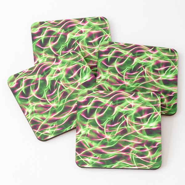 Item preview, Green, purple and pink fire pattern designed and sold by hendrikspix.