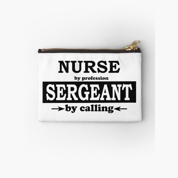 Item preview, Nurse by Profession, Sergeant by Calling designed and sold by TrulyRested.