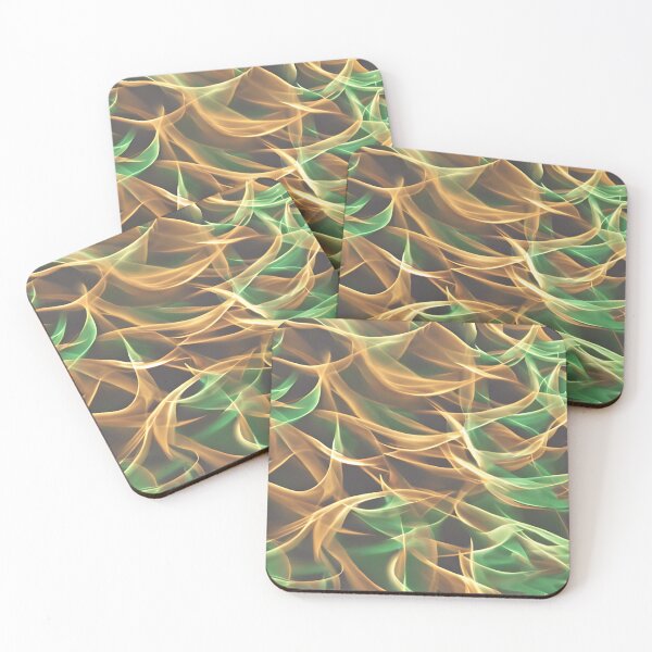 Item preview, Green orange fire flame pattern designed and sold by hendrikspix.