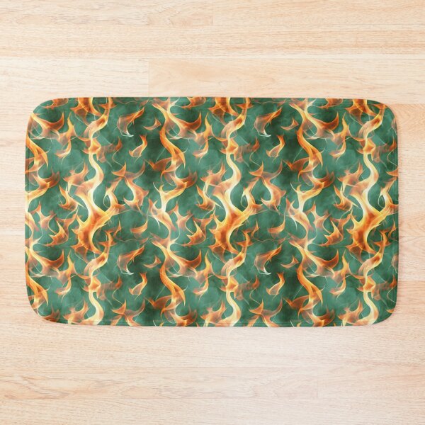 Item preview, Orange flame pattern designed and sold by hendrikspix.