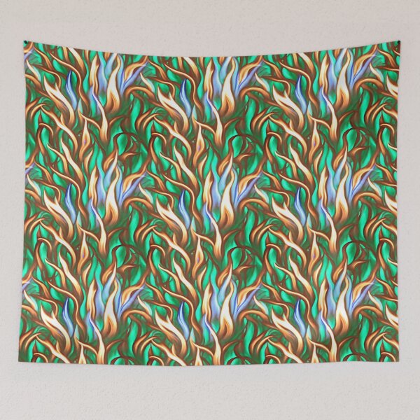 Item preview, Fire flame art pattern designed and sold by hendrikspix.