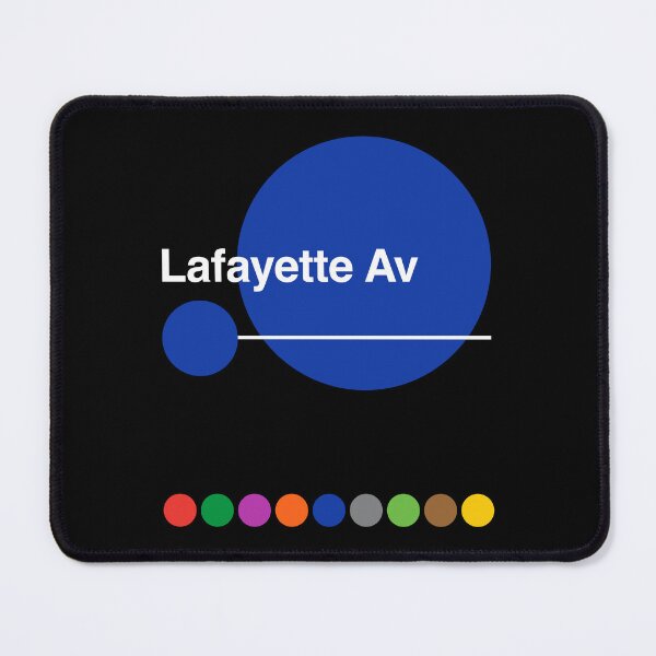 Item preview, Lafayette Avenue - Fort Greene, Brooklyn, New York Subway designed and sold by ClickForMore.