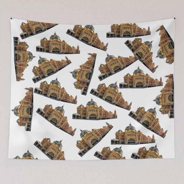 Item preview, Flinders Station Collage designed and sold by CriticalC404.