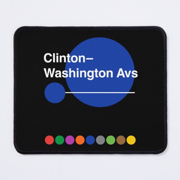 Item preview, Clinton-Washington Avenues - Clinton Hill, Brooklyn, New York Subway designed and sold by ClickForMore.