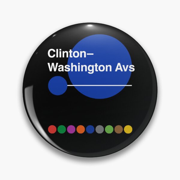 Item preview, Clinton-Washington Avenues - Clinton Hill, Brooklyn, New York Subway designed and sold by ClickForMore.
