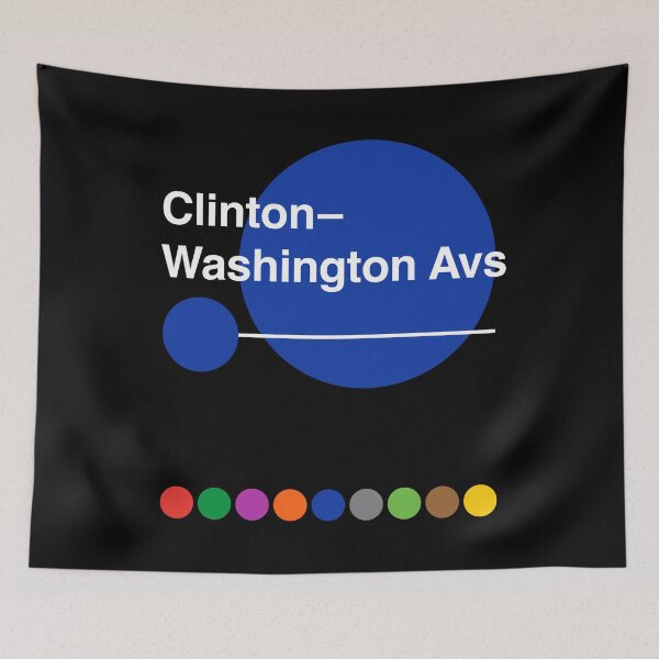Item preview, Clinton-Washington Avenues - Clinton Hill, Brooklyn, New York Subway designed and sold by ClickForMore.