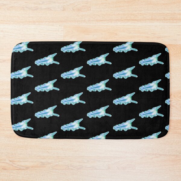 Item preview, Sea creature, Turbellaria, black background  designed and sold by Osher-BioArt.