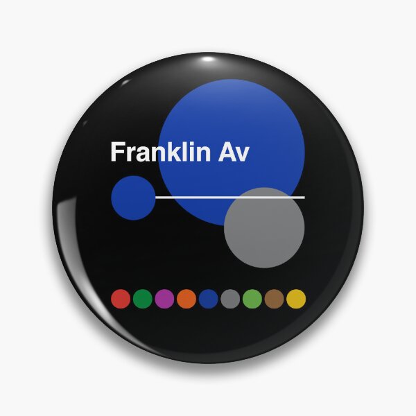 Item preview, Franklin Avenue - Bedford-Stuyvesant, Brooklyn, New York Subway designed and sold by ClickForMore.