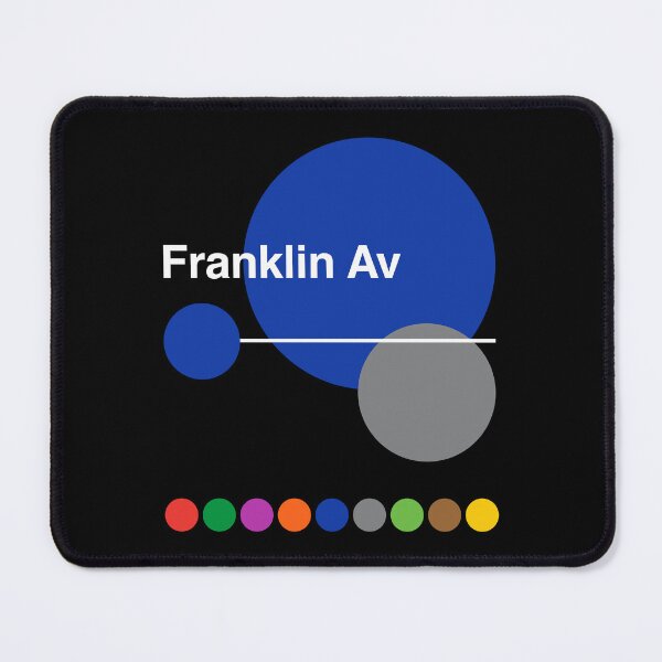 Item preview, Franklin Avenue - Bedford-Stuyvesant, Brooklyn, New York Subway designed and sold by ClickForMore.