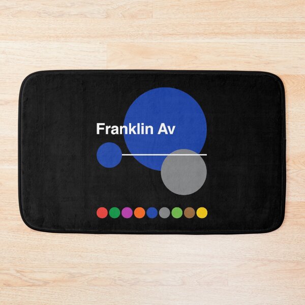 Item preview, Franklin Avenue - Bedford-Stuyvesant, Brooklyn, New York Subway designed and sold by ClickForMore.