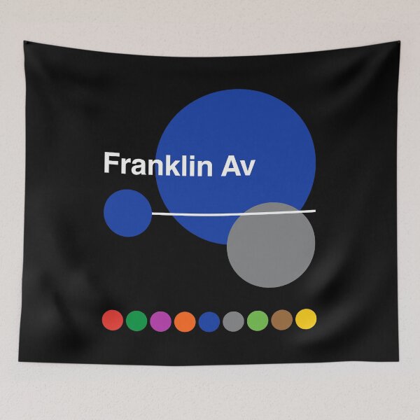 Item preview, Franklin Avenue - Bedford-Stuyvesant, Brooklyn, New York Subway designed and sold by ClickForMore.