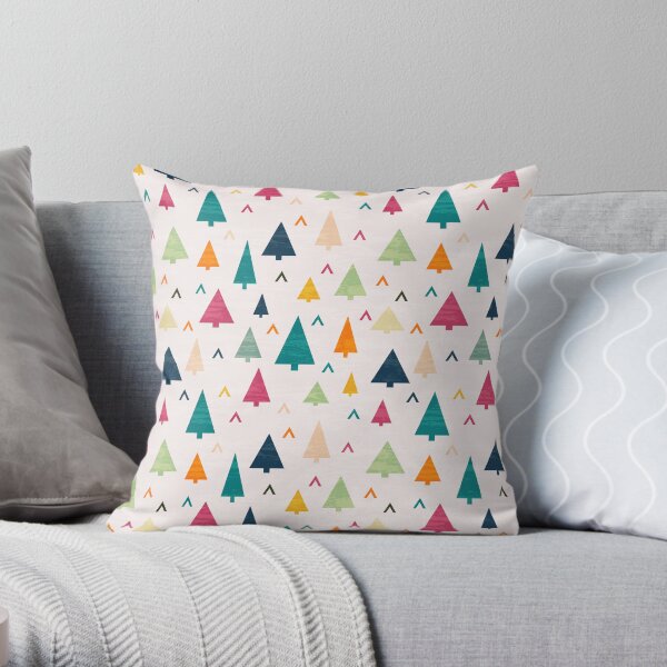 Christmas tree Throw Pillow