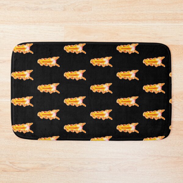 Item preview, Sea creature, Turbellaria, black background  designed and sold by Osher-BioArt.