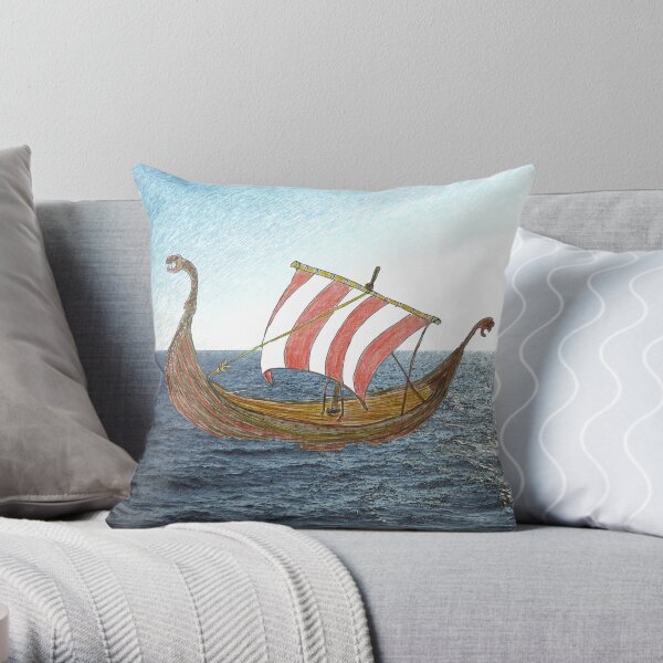 Drakkar Throw Pillow