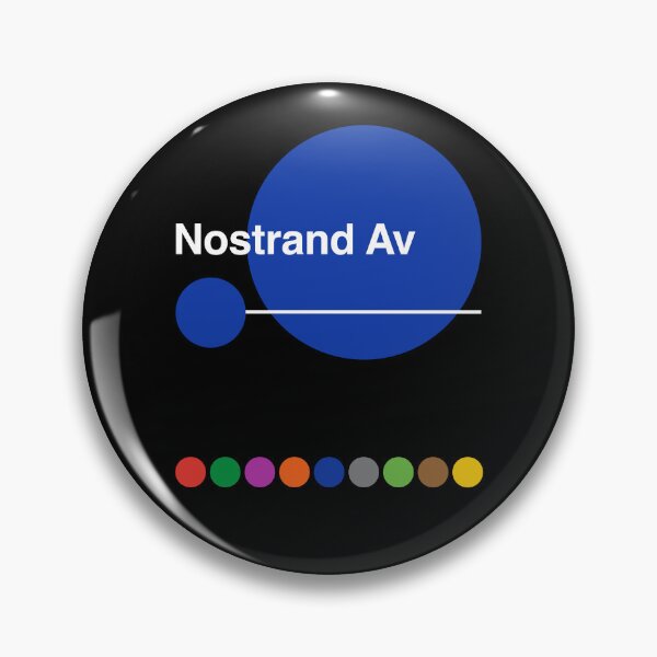 Item preview, Nostrand Avenue - Bedford-Stuyvesant, Brooklyn, New York Subway designed and sold by ClickForMore.
