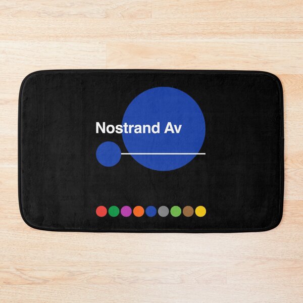 Item preview, Nostrand Avenue - Bedford-Stuyvesant, Brooklyn, New York Subway designed and sold by ClickForMore.