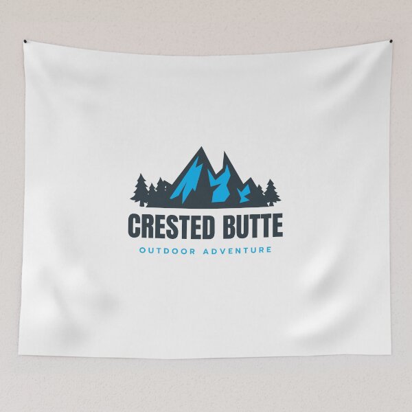 Item preview, Crested Butte Mountain in Colorado, USA, North America - Mountain Outdoor Adventure Snowboard Ski Resort Vintage Logo designed and sold by Vintage-TM.