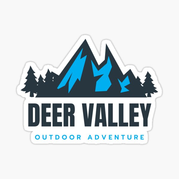 Item preview, Deer Valley in Wasatch Mountains, North Utah, USA, North America - Mountain Outdoor Adventure Snowboard Ski Resort Vintage Logo designed and sold by Vintage-TM.