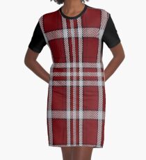 00713 University of Alabama Tartan Graphic T-Shirt Dress