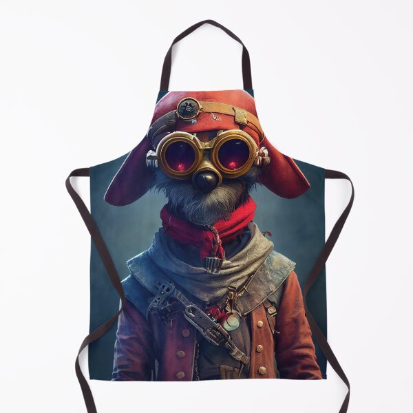 Item preview, Anthropomorphic Tiny Cute Cyberpunk Pirate Moongose designed and sold by MimozaStudio.