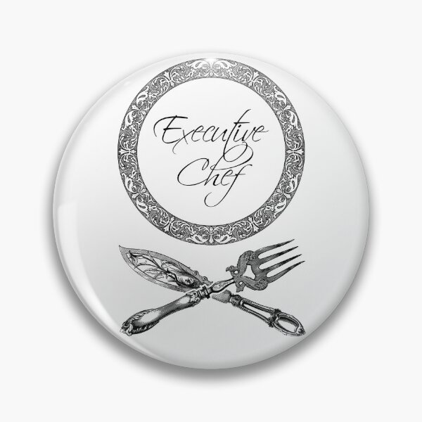 Item preview, 'Executive Chef' Luxury Restaurant Design - Retro Illustration Design for T-shirts, mugs, phone cases and other accessories designed and sold by Ridiculam Toga.
