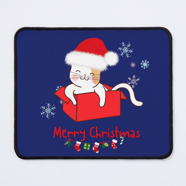 Item preview, Merry Christmas from cute cat designed and sold by ridhiandparidhi.