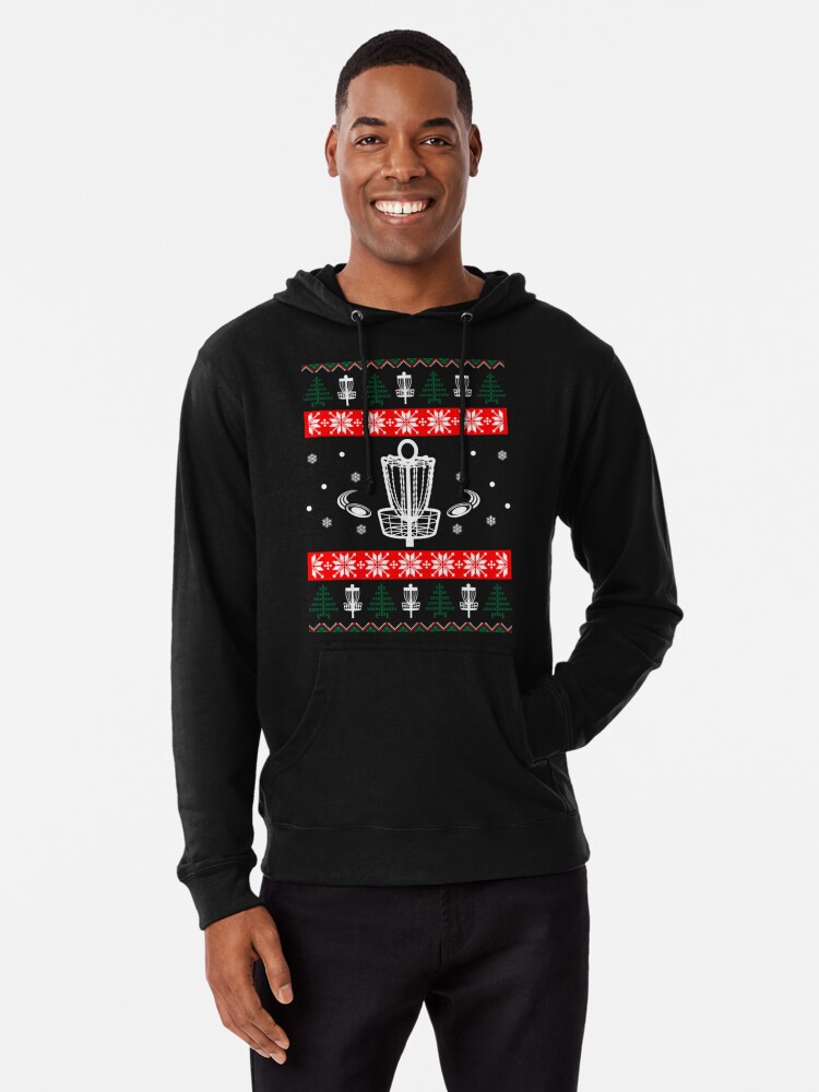disc golf ugly christmas sweater
