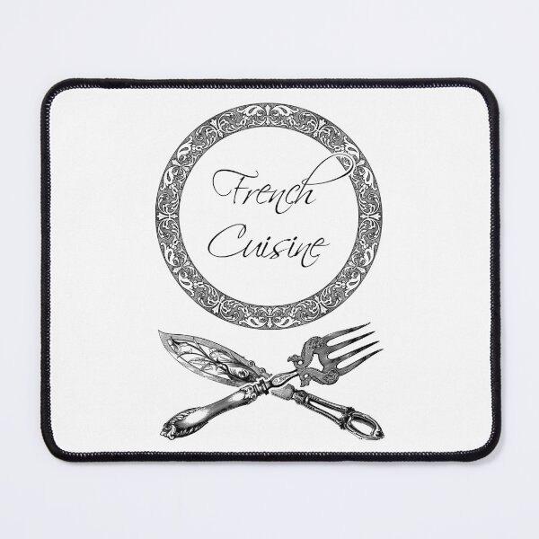 Item preview, 'French Cuisine' Luxury Restaurant Design - Retro Illustration Design for T-shirts, mugs, phone cases and other accessories designed and sold by Ridiculam Toga.