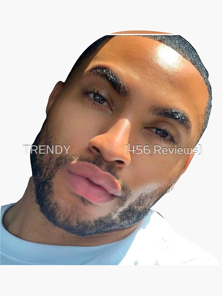 Pegatina «meme de mirada de piel clara, mirada de piel clara rizz» de ...