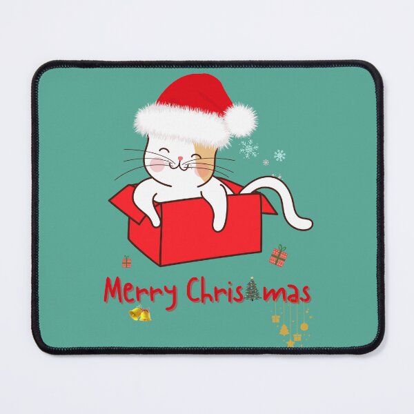 Item preview, Merry Christmas from cute cat designed and sold by ridhiandparidhi.