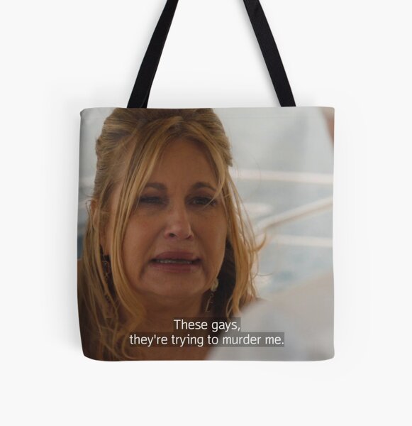 White Lotus Tote Bag, White Lotus TV, Jennifer Coolidge, Tanya McQuoid,Tik  Tok