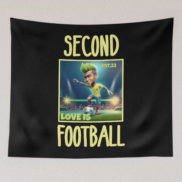 Item preview, SECOND LOVE IS FOOTBAL designed and sold by GAADesignz.