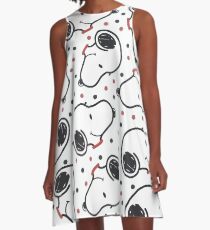 Head Snoopy A-Line Dress