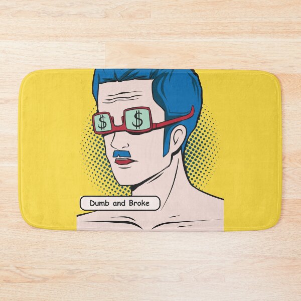 Item preview, Dumb and Broke Pop Art Man designed and sold by halleinstyle.