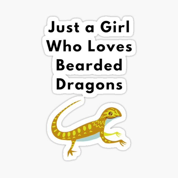 Item preview, just a boy girl who loves bearded dragons designed and sold by noha alzohbi.