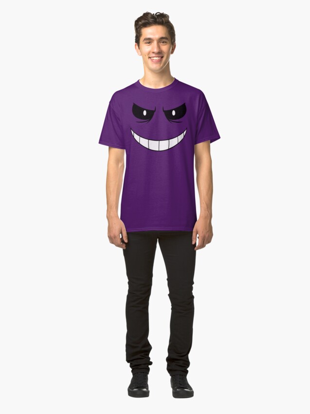 Alternate view of Purple Guy's Face Classic T-Shirt