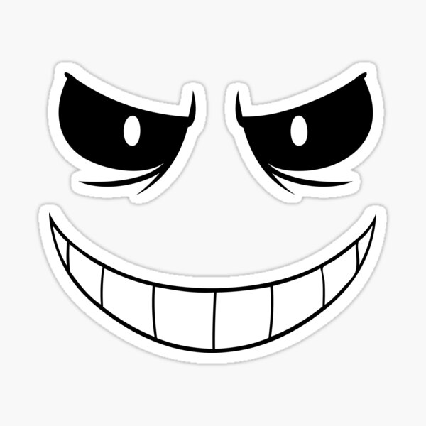 Purple Guy's Face Sticker