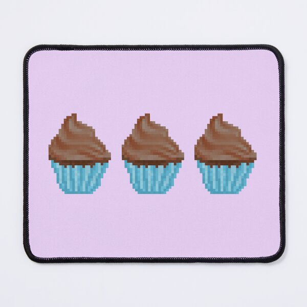 Item preview, Retro Pixel Chocolate Frosted Cupcakes designed and sold by 8BitTrip.