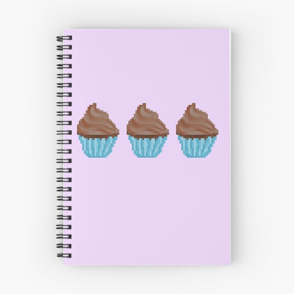 Aperçu de l'œuvre Cupcakes givrés au chocolat pixel rétro créée et vendue par 8BitTrip.