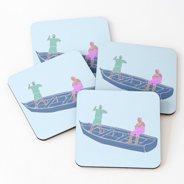 Item preview, Fishermen on a boat  designed and sold by mariabadasian.