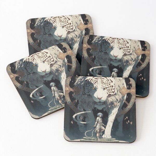 Item preview, White Tiger Deity designed and sold by Newtaste-Store.