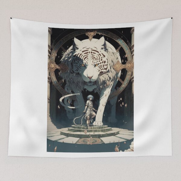 Item preview, White Tiger Deity designed and sold by Newtaste-Store.