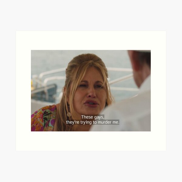 Item preview, Jennifer Coolidge Tanya "These gays they're trying to murder me" designed and sold by MakeASceneFilm.
