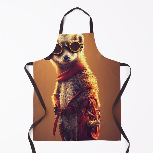 Item preview, The Cyber-Pirate Meerkat: An Anthropomorphic, Tiny, and Cute Cybernetic Sidekick for Your Adventures designed and sold by MimozaStudio.