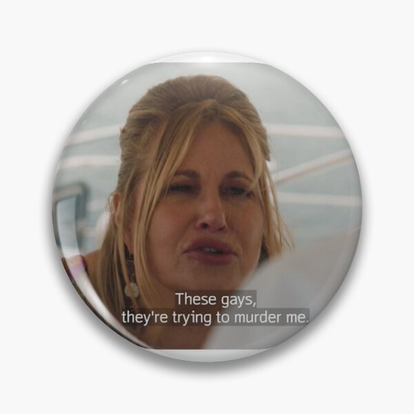 Item preview, Jennifer Coolidge Tanya "These gays they're trying to murder me" designed and sold by MakeASceneFilm.