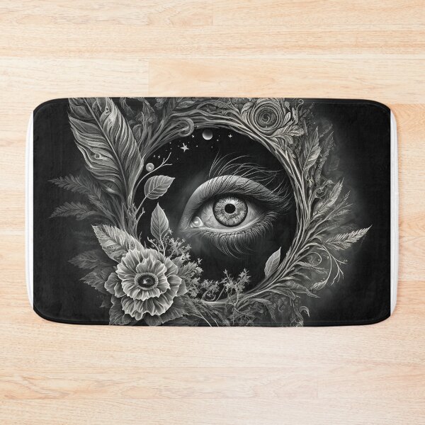 Item preview, Portrait of eye in black and white designed and sold by TripleEdge22.